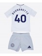 Leicester City Facundo Buonanotte #40 Ausweichtrikot für Kinder 2024-25 Kurzarm (+ Kurze Hosen)